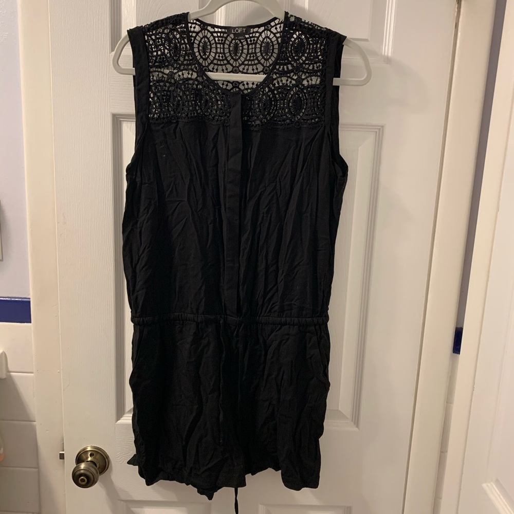 Crochet top romper